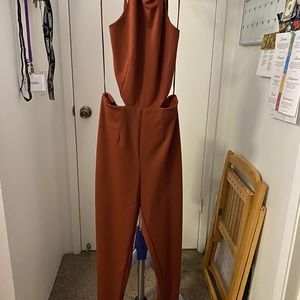 Rust colored jumpsuit
